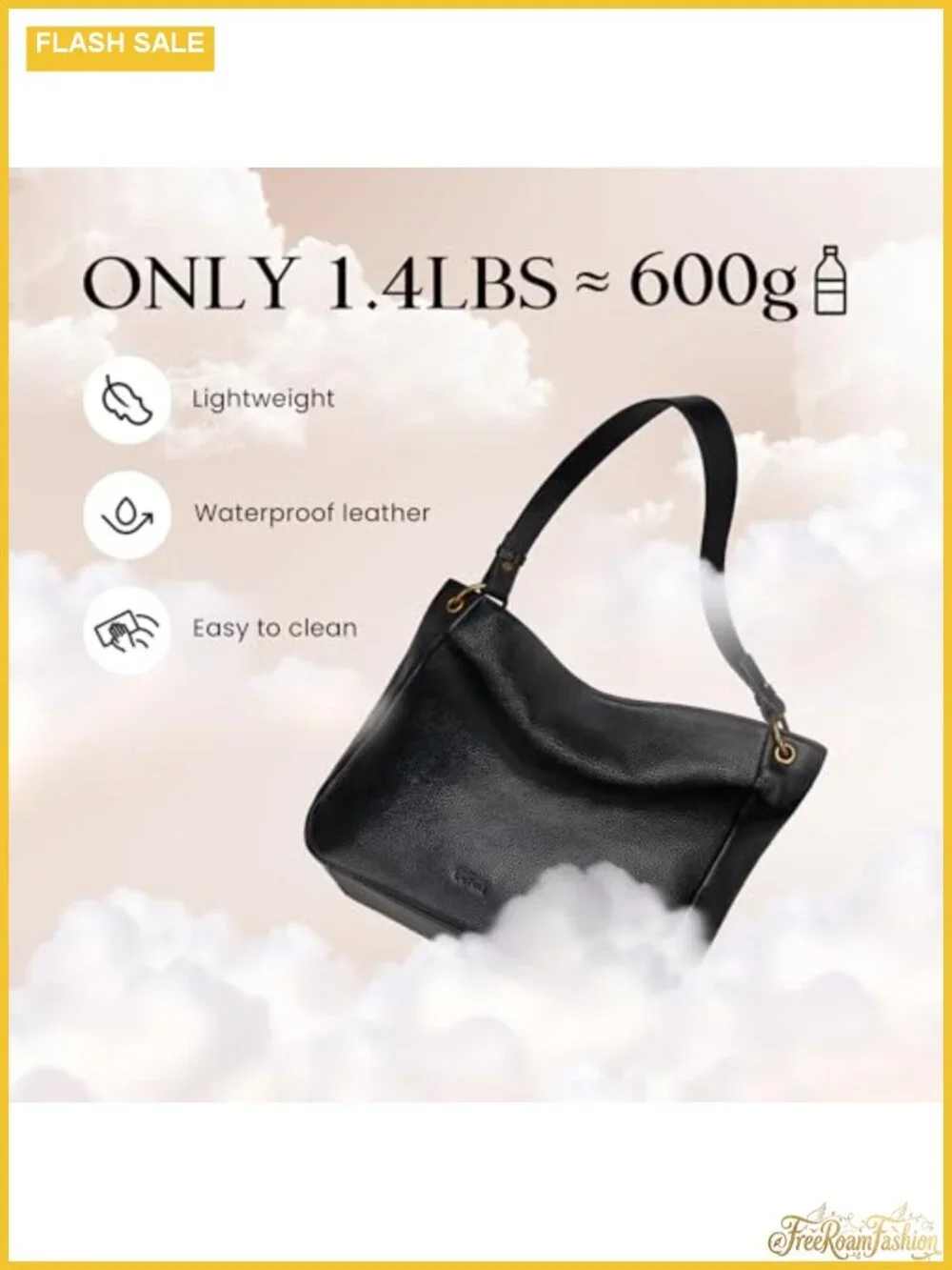 Genuine Leather Hobo Crossbody Bag Women Soft Vintage Purse Shoulder 2 Straps